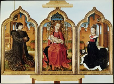 Triptychon von Jean de Witte, 1473 von Flemish School